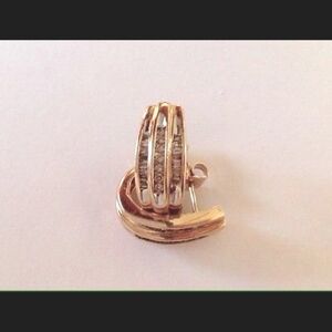 0.50ct Diamond Earrings 10k Yellow Gold
